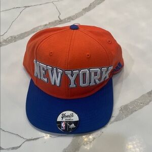 Adidas Orange and Blue New York Knicks Cap